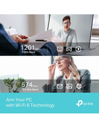 TPLINK ARCHER TX35U PLUS AX1800 ADATTATORE USB WIFI 6 CON ANTENNA