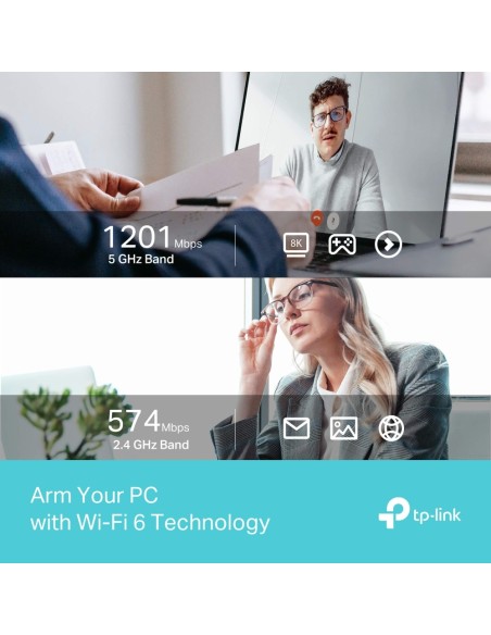 TPLINK ARCHER TX35U PLUS AX1800 ADATTATORE USB WIFI 6 CON ANTENNA