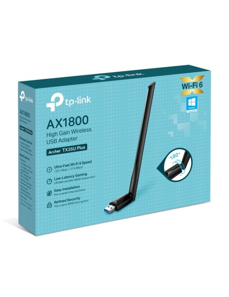 TPLINK ARCHER TX35U PLUS AX1800 ADATTATORE USB WIFI 6 CON ANTENNA