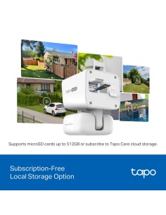 TPLINK TAPO TC93DKIT IP CAM WIFI 2K MOTORIZ. P.SOLARE BATT.IP65 D.OBB. 2