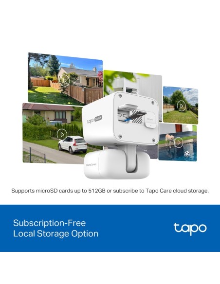 TPLINK TAPO TC93DKIT IP CAM WIFI 2K MOTORIZ. P.SOLARE BATT.IP65 D.OBB.