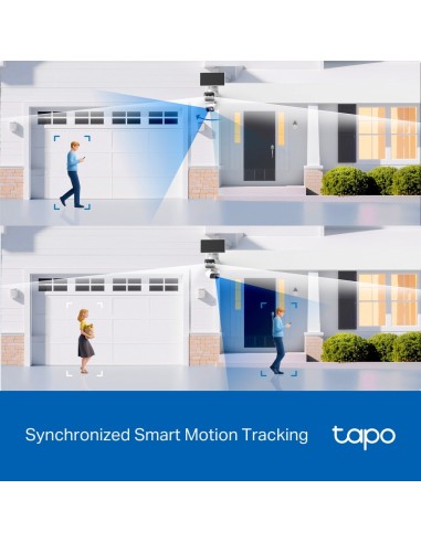 TPLINK TAPO TC93DKIT IP CAM WIFI 2K MOTORIZ. P.SOLARE BATT.IP65 D.OBB.
