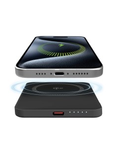 SBS TEBB5000QI2 POWERBANK WIRELESS CHARGER QI2 5000MAH 15W PD 20W NERO 2