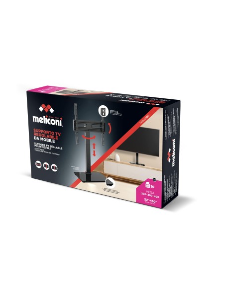 MELICONI SUPPORTO TABLE 400 32"/60" 30KG DA TAVOLO