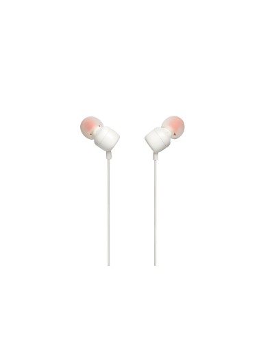JBL T110WHT AURICOLARE IN-EAR MICROFONO FLAT BIANCO