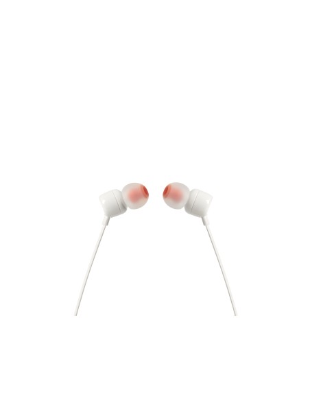 JBL T110WHT AURICOLARE IN-EAR MICROFONO FLAT BIANCO