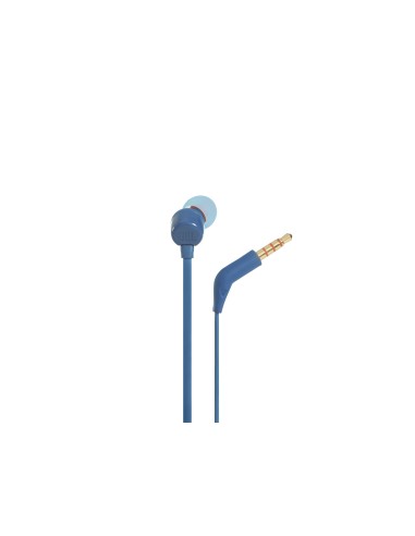 JBL T110BLU AURICOLARE IN-EAR MICROFONO FLAT BLU