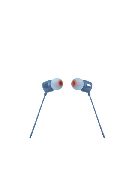 JBL T110BLU AURICOLARE IN-EAR MICROFONO FLAT BLU