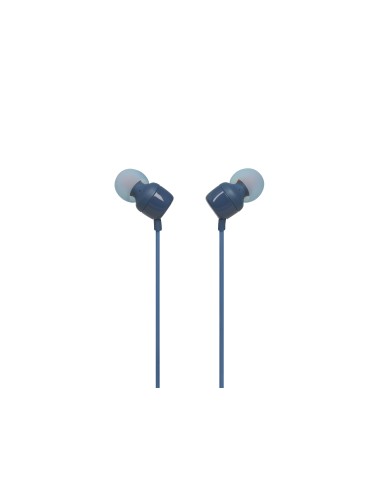 JBL T110BLU AURICOLARE IN-EAR MICROFONO FLAT BLU