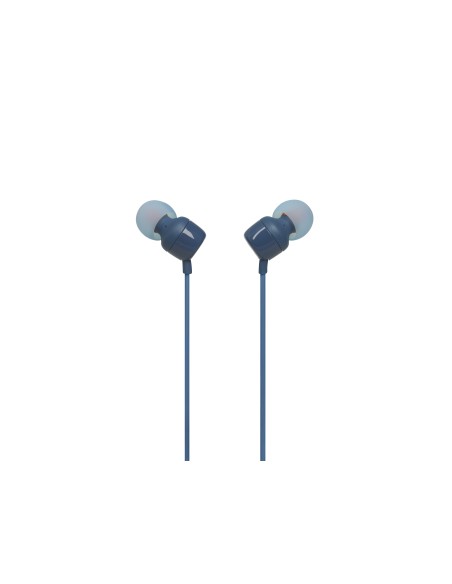 JBL T110BLU AURICOLARE IN-EAR MICROFONO FLAT BLU