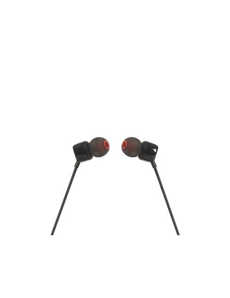 JBL T110BLK AURICOLARE IN-EAR MICROFONO FLAT NERO