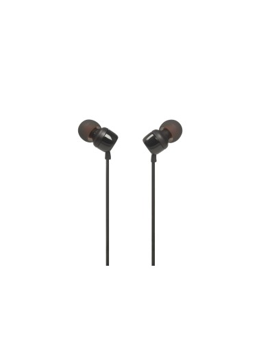 JBL T110BLK AURICOLARE IN-EAR MICROFONO FLAT NERO