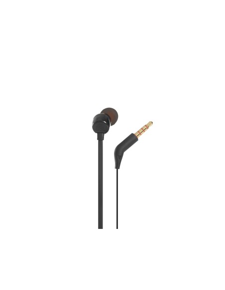 JBL T110BLK AURICOLARE IN-EAR MICROFONO FLAT NERO