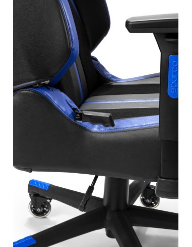 SPARCO SEDIA GAMING TROOPER NERA/AZZURRA