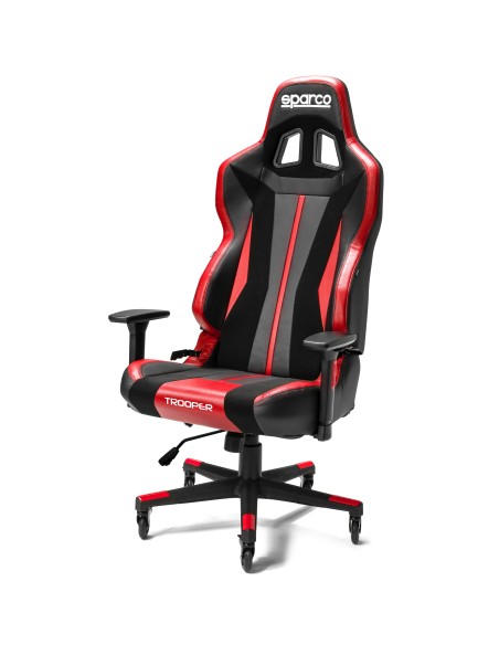 SPARCO SEDIA GAMING TROOPER NERA/ROSSA