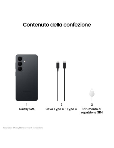 SAMSUNG S26 5G 12/256GB BLACK