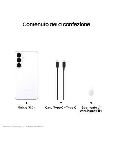 SAMSUNG S26 PLUS 5G 12/256GB WHITE