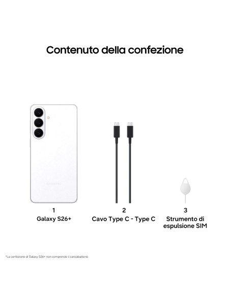 SAMSUNG S26 PLUS 5G 12/256GB WHITE