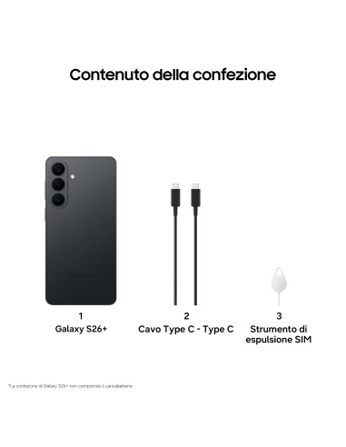 SAMSUNG S26 PLUS 5G 12/256GB BLACK