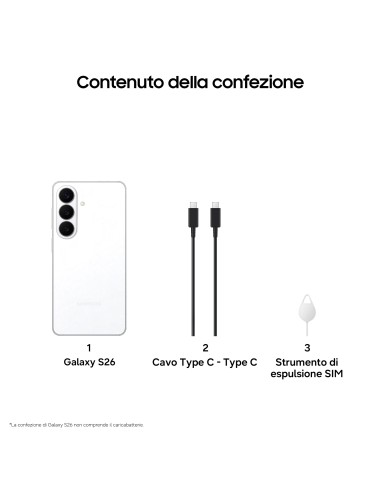 SAMSUNG S26 5G 12/256GB WHITE