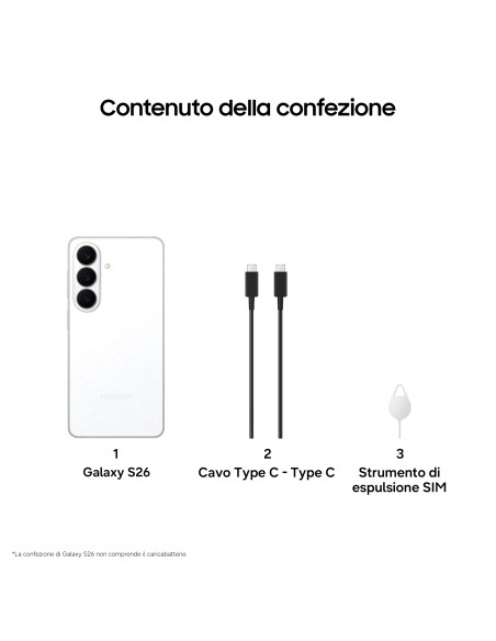 SAMSUNG S26 5G 12/256GB WHITE