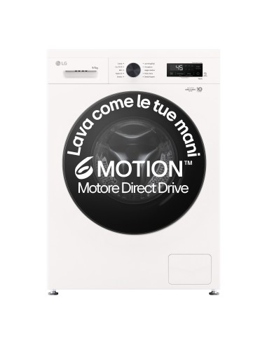 LG W4NX1095NWB LAVASC. 9/5KG 1400G  A/E WIFI VAPORE