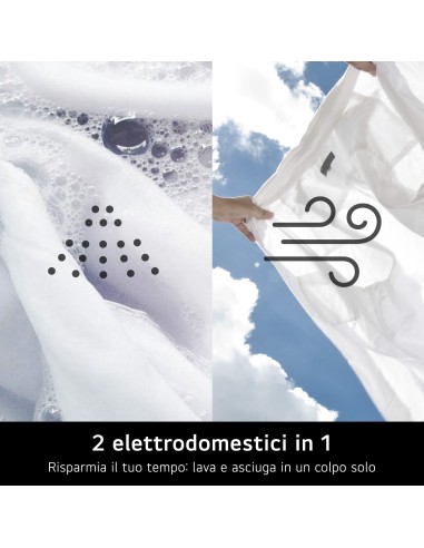 LG W4NX1095NWB LAVASC. 9/5KG 1400G  A/E WIFI VAPORE