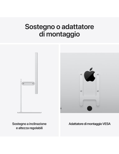 APPLE MFEP4T/A STUDIO DISPLAY DRX  NANO-TEXTURE GLASS - TILT- AND HEIG