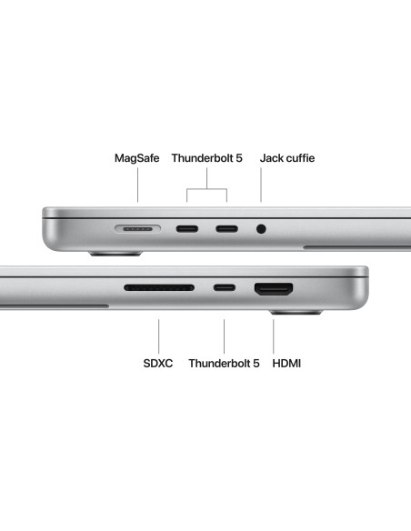 APPLE MGE74T/A MACBOOK PRO 16" M5  MAX 18CPU 32GPU 36GB 2TB SILVER