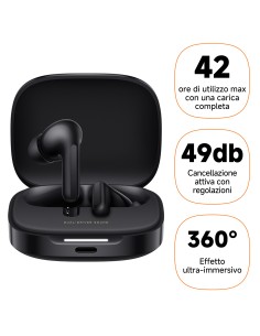 XIAOMI REDMI BUDS 6 NERO TWS AURICOLARI BLUETOOTH