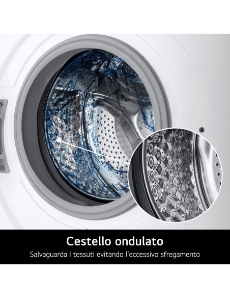 LG F4NA10S7NWK LVB A 7KG 1400G SNELLA STEAM INVERTER