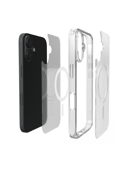 PURO PUIPC1667LITEMAGTR IPHONE 16 PLUS COVER RIGIDA MAGSAFE TRASPARENT