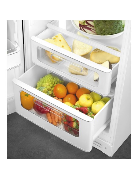 SMEG FAB30LWH6 FRIGO D.P. C ANNI 50 BIANCO CERNIERA SX