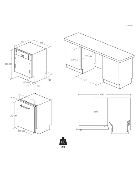 CANDY CIU3C7L0B LST C 13COP. 5PROG. INVERTER P.R.3-6-9H. 47DB WIFI