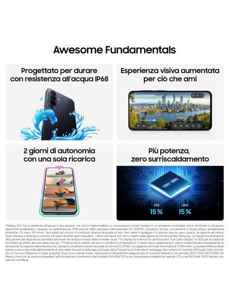 SAMSUNG A57 5G AWESOME ICYBLU 256GBSM-A576BLBDEUE