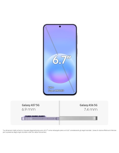 SAMSUNG A57 5G AWESOME LILIAC 256GBSM-A576BZVDEUE