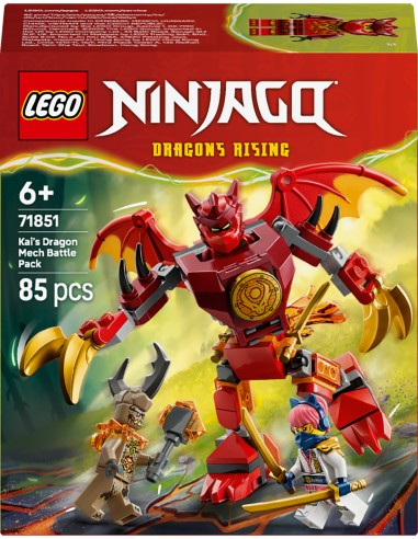LEGO NINJAGO BATTLE PACK MECH DRAGO DI KAI