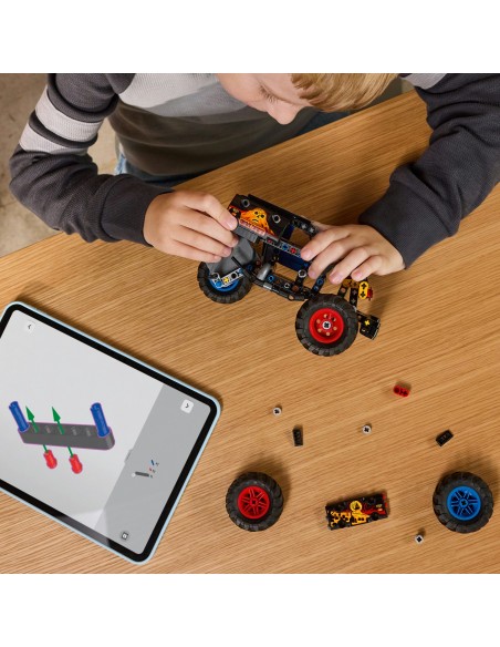 LEGO TECHNIC MONSTER JAM GRAVE DIG GER  FUOCO E GHIACCIO