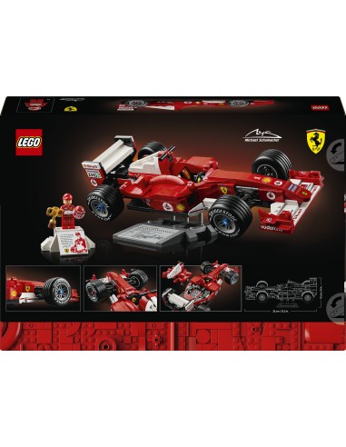 LEGO ICONS FERRARI F2004 E MICHAEL SCHUMACHER