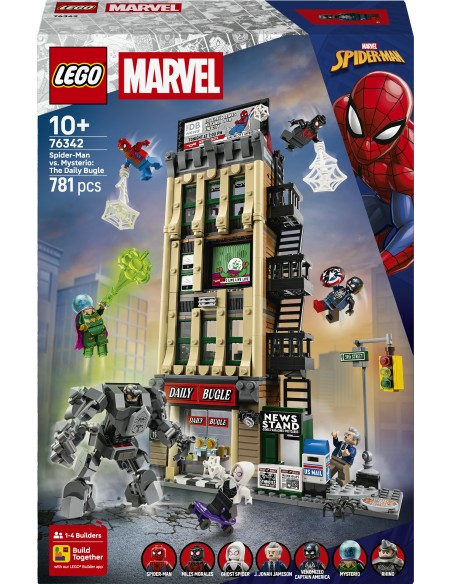 LEGO SUPER HEROES MARVEL SPIDER-MANVS MYSTERIO: IL DAILY BUGLE