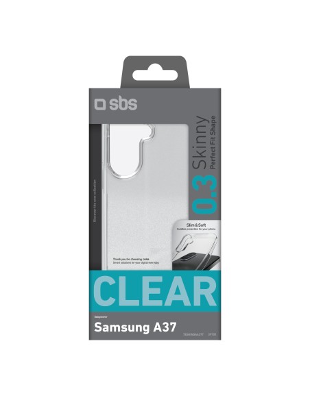 SBS TESKINSAA37T SAMSUNG A37 COVER IN GOMMA TRASPARENTE