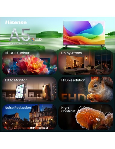 HISENSE 40A59S TVC 40" FHD QLED    SMART  SAT
