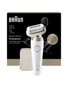 BRAUN SES9011 3D EPILATORE SILK-EPIL BIANCO/ORO 2