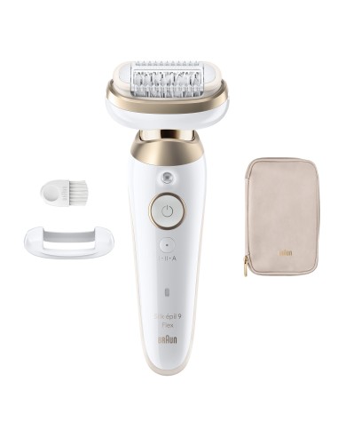 BRAUN SES9011 3D EPILATORE SILK-EPIL BIANCO/ORO