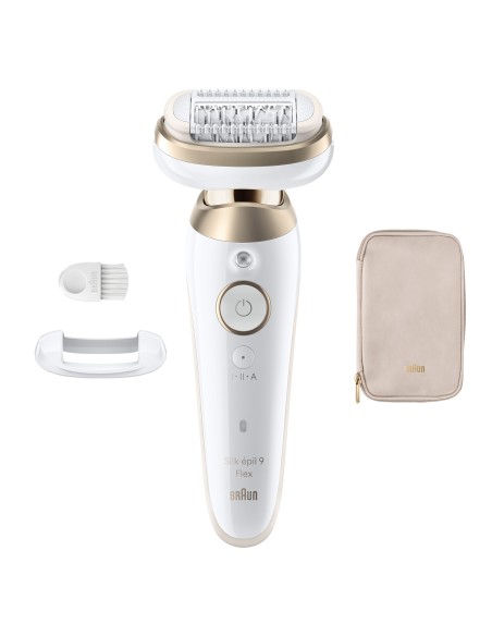 BRAUN SES9011 3D EPILATORE SILK-EPIL BIANCO/ORO