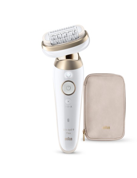 BRAUN SES9011 3D EPILATORE SILK-EPIL BIANCO/ORO