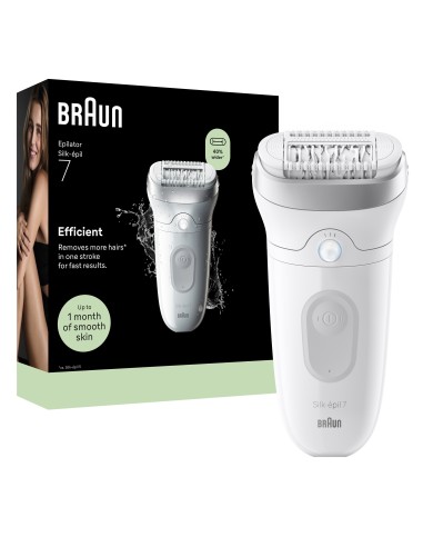 BRAUN SE7000 EPILATORE SILKEPIL    BIANCO/ROSA