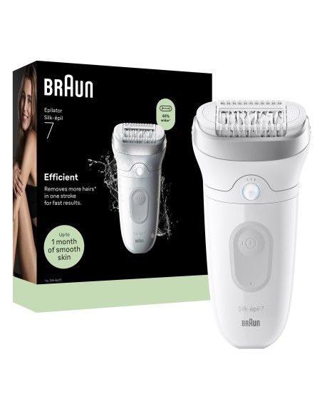 BRAUN SE7000 EPILATORE SILKEPIL    BIANCO/ROSA