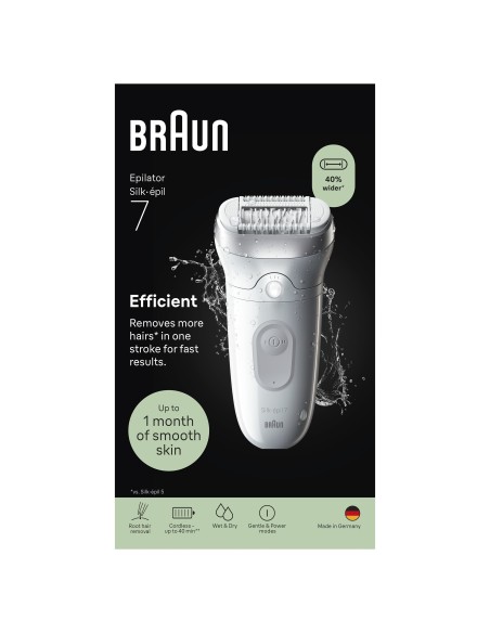 BRAUN SE7000 EPILATORE SILKEPIL    BIANCO/ROSA