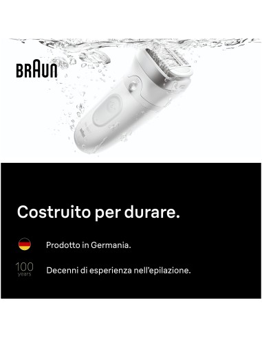 BRAUN SE7000 EPILATORE SILKEPIL    BIANCO/ROSA
